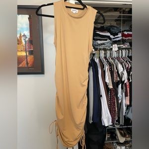 Superdown Ruched Side Dress